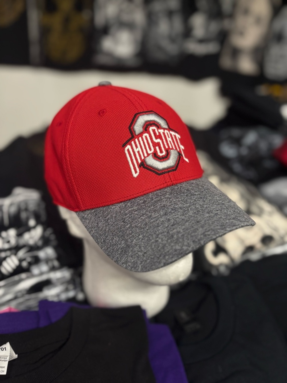 Ohio State Red & Gray Logo